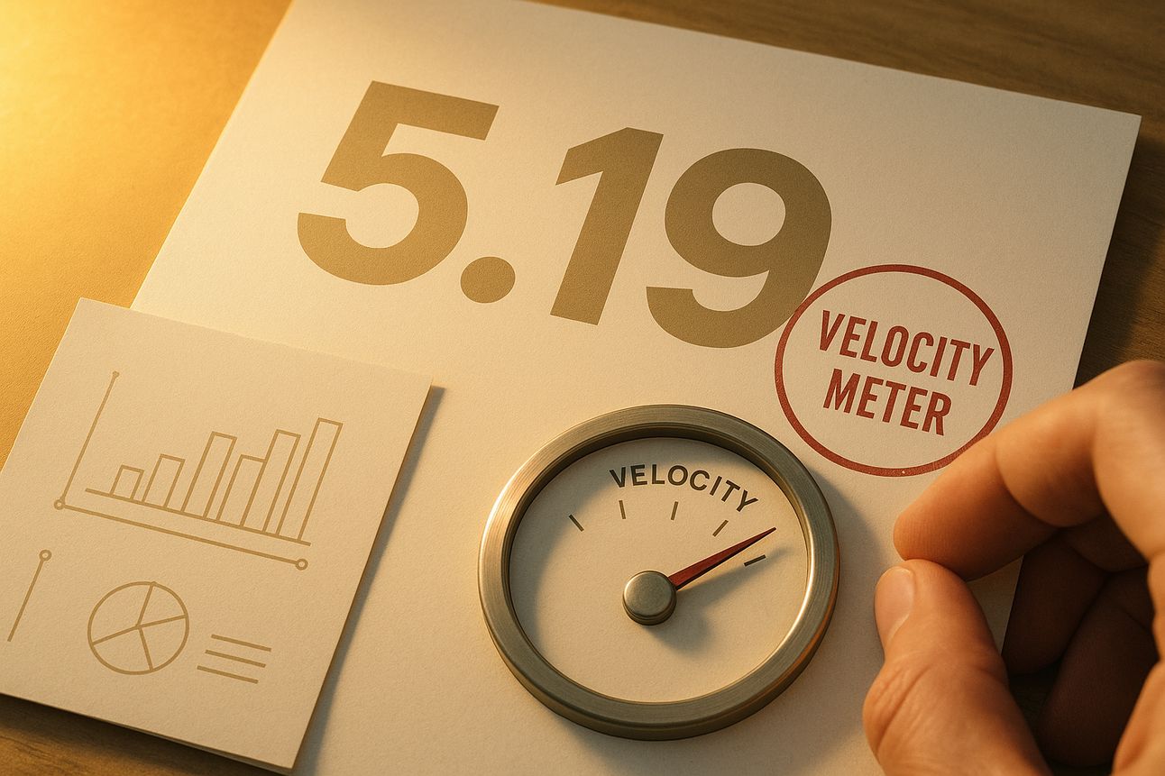 Velocity Meter 5.19 Velocity Meter 5.19