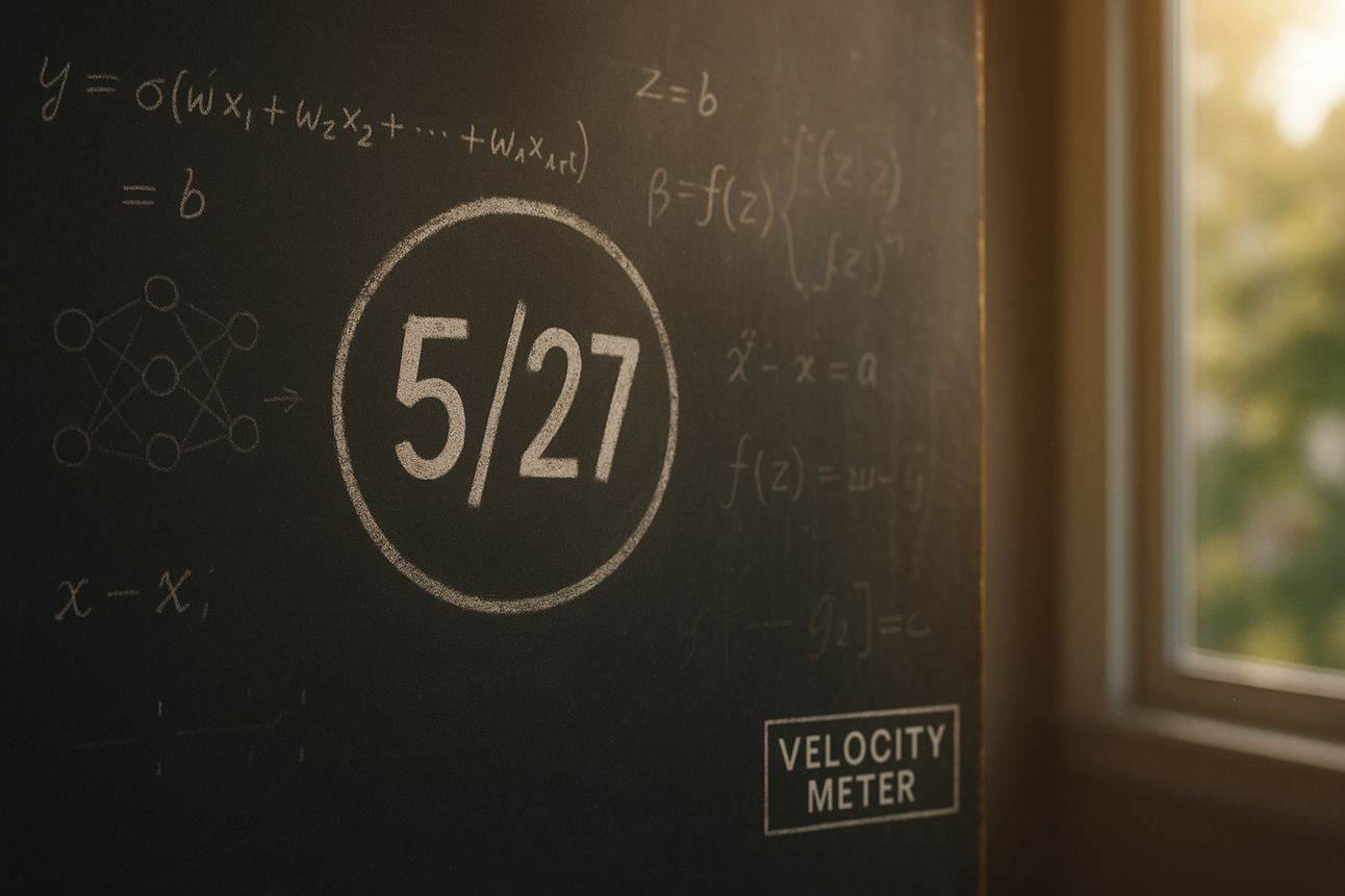 Velocity Meter 5.27 Velocity Meter 5.27