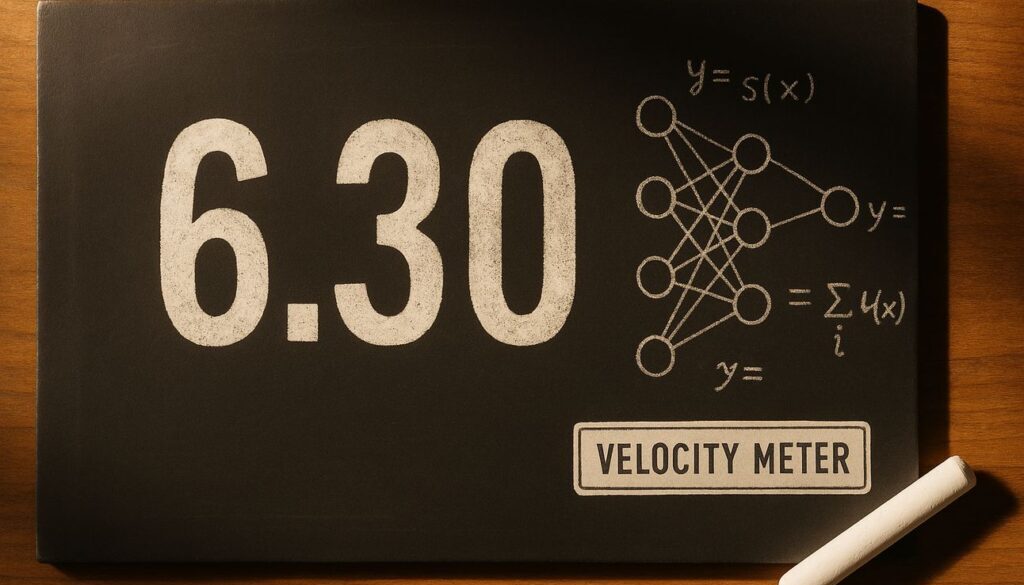 Velocity Meter 6.30