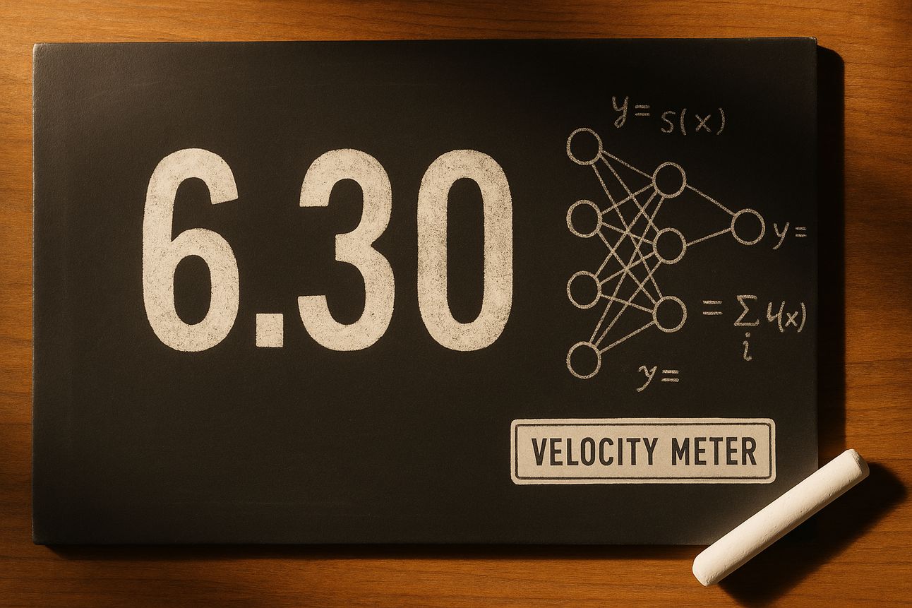 Velocity Meter 6.30 Velocity Meter 6.30